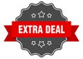 extra deal label. extra deal isolated seal. sticker. sign