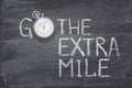 Extra mile watch