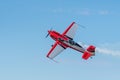 Extra 330Sc aeroplane in acrobatic display at Tempe Airport