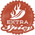 Extra Spicy Chili Pepper Stamp