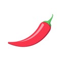 Extra spicy pepper icon illustration isolated on white background