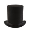 Extra tall top hat isolated on white background