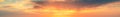 extra wide panoramic fiery sunset sky. Vibrant gradient tones. poster banner landing page background design. Royalty Free Stock Photo