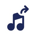 Extract audio black pixel perfect solid ui icon