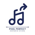 Extract audio pixel perfect linear ui icon