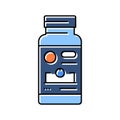 extract blueberry color icon vector illustration