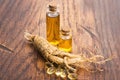 Extract of ginseng root Royalty Free Stock Photo