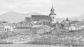 Extract line draft from photo, Andenes church