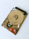 Extracted laptop hard drive Royalty Free Stock Photo