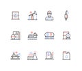 Extraction and use of oil - line design style icons