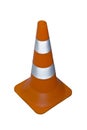 Extrance barrier cone Royalty Free Stock Photo