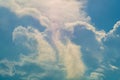 Extraordinarily beautiful clouds appeared in the sky. The forces of nature that can move such large amounts of water