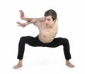 Extraordinary boy gymnast - yoga
