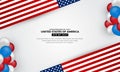Extraordinary And Fantastic United States Of American Independence Day Design Background Vector