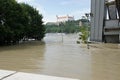 Extraordinary flood, on Danube in Bratislava