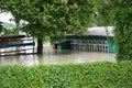 Extraordinary flood, on Danube river in Bratislava