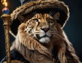 Spellbinding Splendor: Hyperreal Panther King in Light