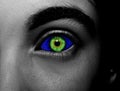 An extraordinary , insightful look eye. Close up shot Royalty Free Stock Photo