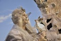 Extraordinary mask in venice carnival Royalty Free Stock Photo