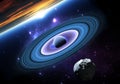 Extrasolar planets or exoplanets Royalty Free Stock Photo