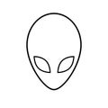 Alien black Royalty Free Stock Photo