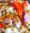 Extremadura crumbs with garlic and red pepper