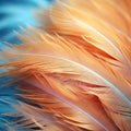 Extreme close-up of a bird feather