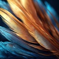 Extreme close-up of a bird feather