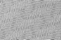 Macro of Zigzag Line Pattern Printed in Black on White Paper Royalty Free Stock Photo