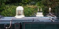 Brass and copper work on the vintage steam engine Kissack at Douglas, Isle of Man Royalty Free Stock Photo