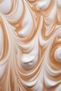 Extreme Close-Up of Coffee Foam AI Generated