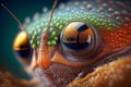 Close up of colorful insect eyesExtreme c