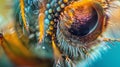 Extreme Close-Up of an Insect Eye