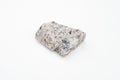Syenite rock isolated over white Royalty Free Stock Photo