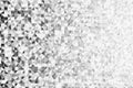 Macro of Halftone Gradient with Fragmented Dot Pattern Royalty Free Stock Photo