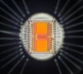 Extreme close up of silicon memory chip