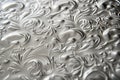 extreme closeup of a glossy embossed pattern on a giftwrapping paper Royalty Free Stock Photo