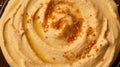 Extreme Closeup of Hummus Bowl AI Generated