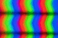 Extreme Closeup pixels of LCD screen. Real image Royalty Free Stock Photo