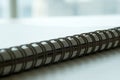 Extreme closeup of a spiral notebook closeup notepad as mockup f