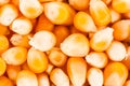 Extreme Closeup Texture of Corn Seeds Royalty Free Stock Photo