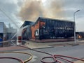 Extreme fire in furniture shop at the Lylantse Baan in Capelle aan den IJssel on march 21st 2021