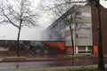 Extreme fire in furniture shop at the Lylantse Baan in Capelle aan den IJssel on march 21st 2021