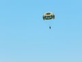 extreme flying with a parachute