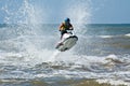 Extreme jet-ski watersports Royalty Free Stock Photo