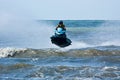 Extreme jet-ski watersports Royalty Free Stock Photo