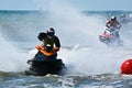 Extreme jet-ski watersports Royalty Free Stock Photo