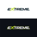 Extreme logo. Logotype with the word extreme. Vector design