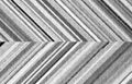 Macro Chevron Line Structure in Black and White Royalty Free Stock Photo