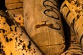 Extreme Macro of Corks in a bucket in the wine cellar